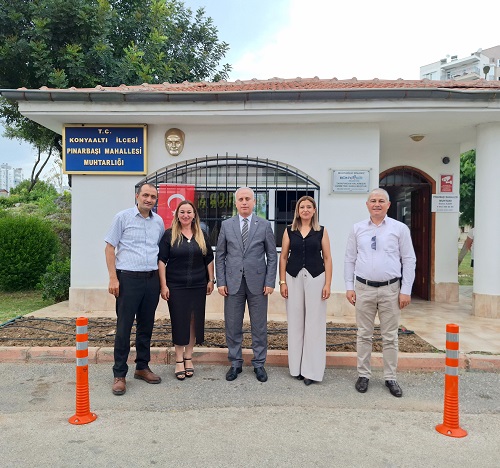 Sayın Kaymakamımız Rahmi KÖSE, Pınarbaşı Mahalle Muhtarı Gonca ILGIN' ı Ziyaret Etti